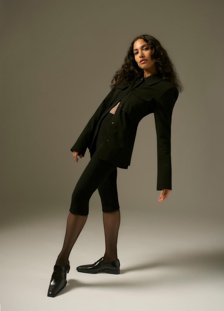 Eida loafers Black, Leather