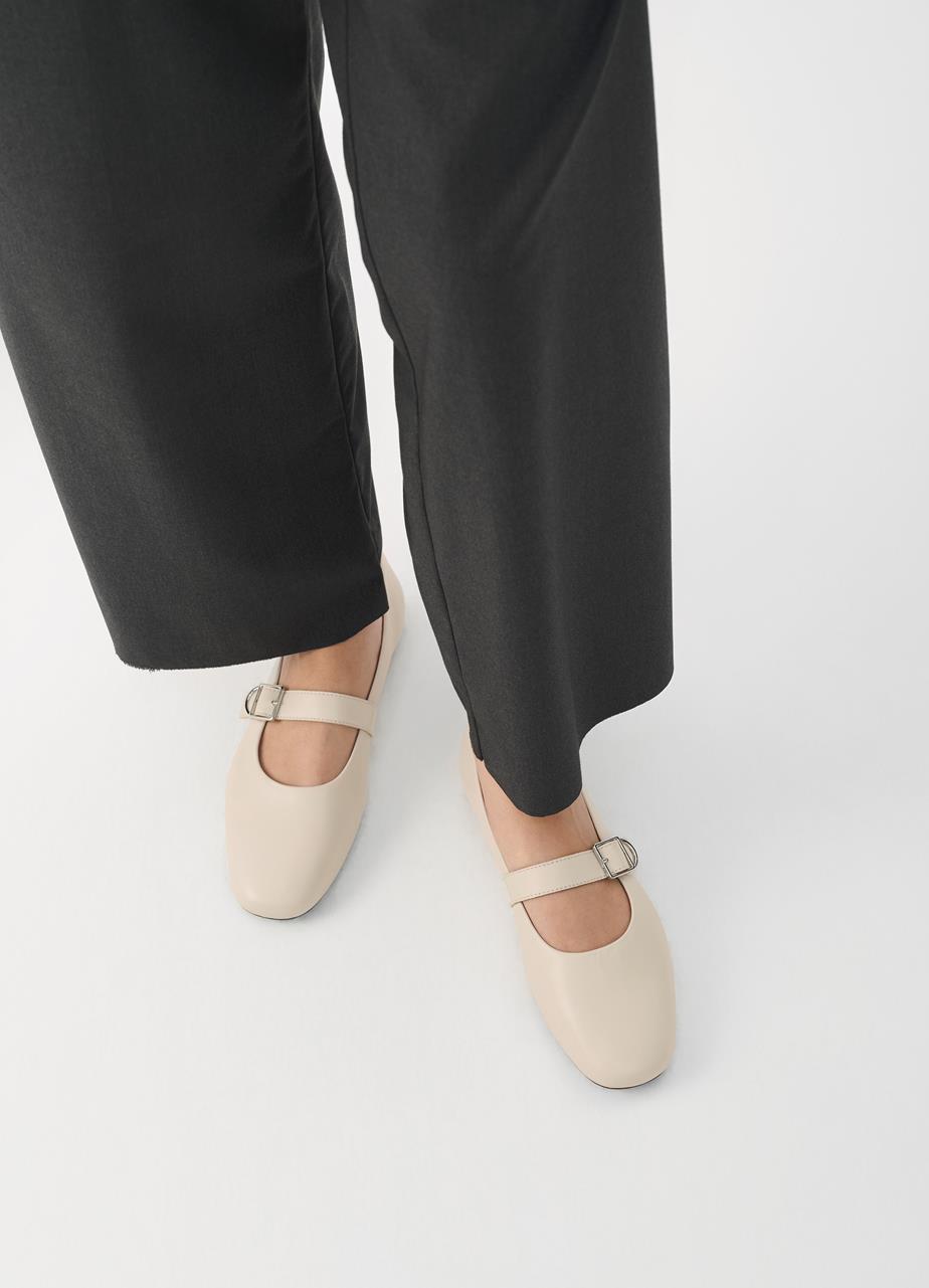 Jolin ballet flats Off-White leather