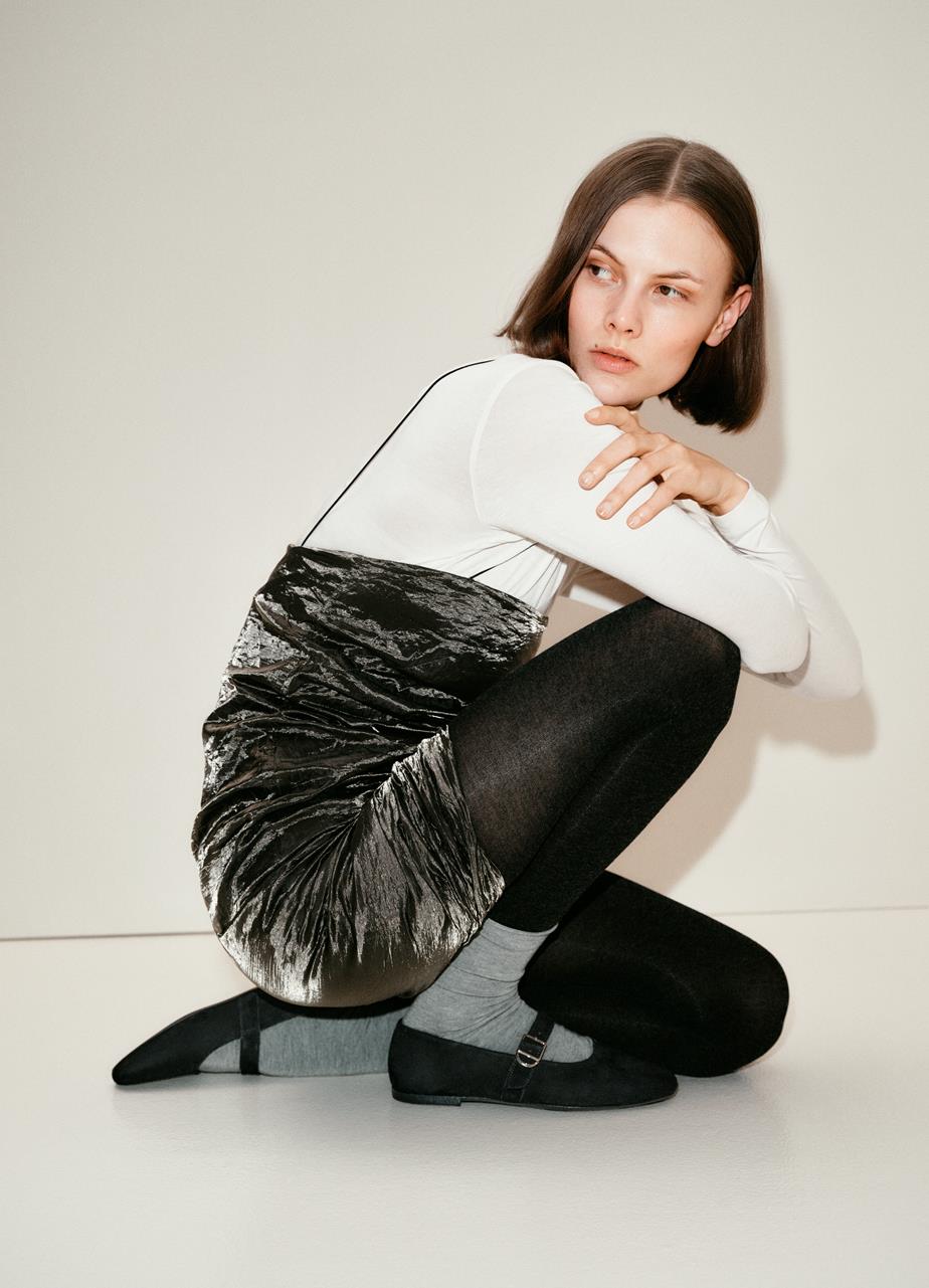 Jolin ballet flats Black suede