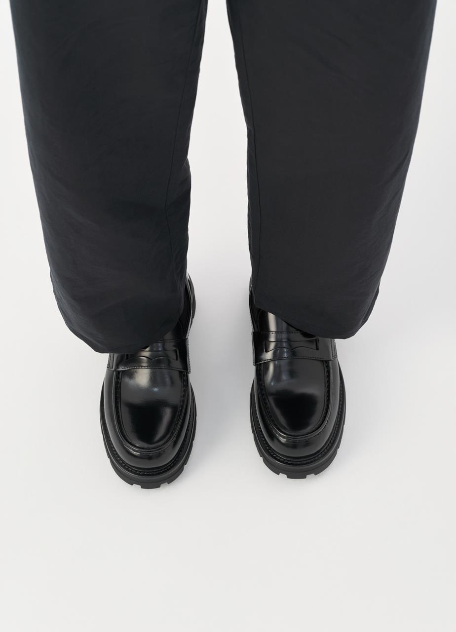 Cameron loafers Black polished leather