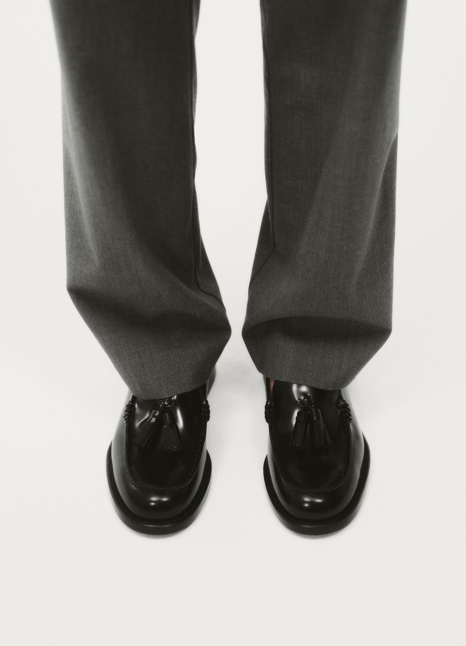 Naima loafers Black polished leather