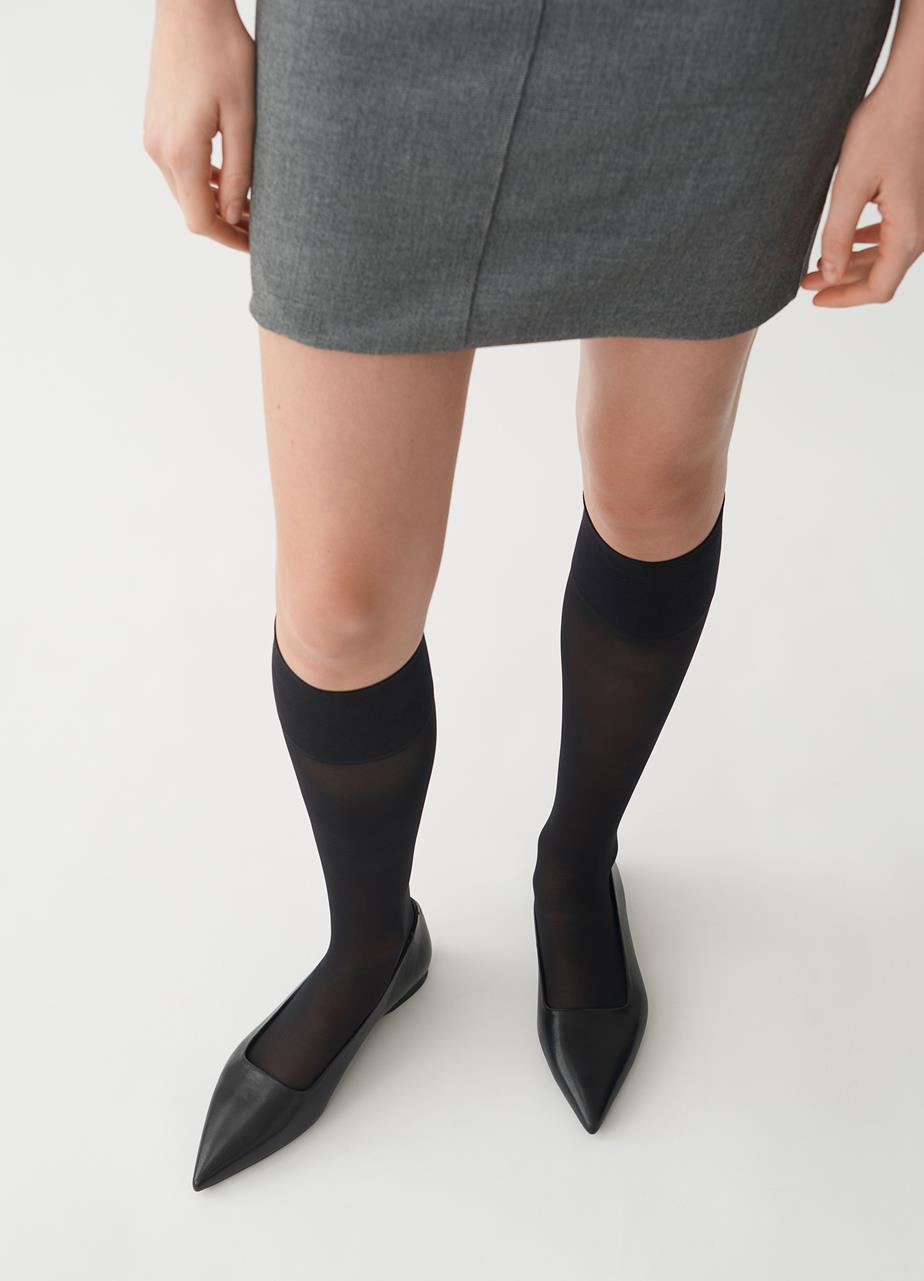 Hermine ballet flats Black leather