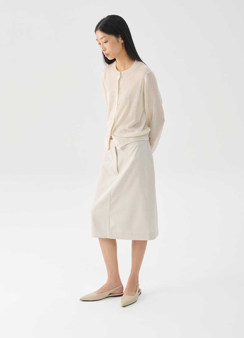 Hermine ballet flats Beige leather