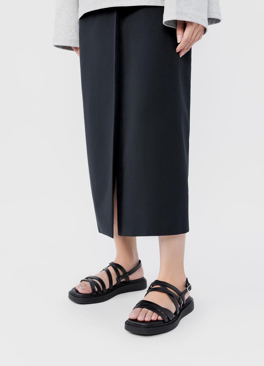 Connie sandals Black leather