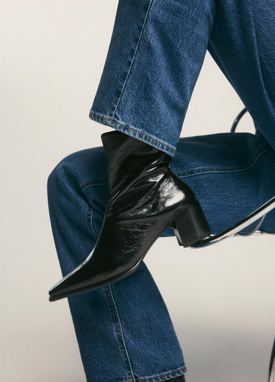 Giselle boots Black patent leather
