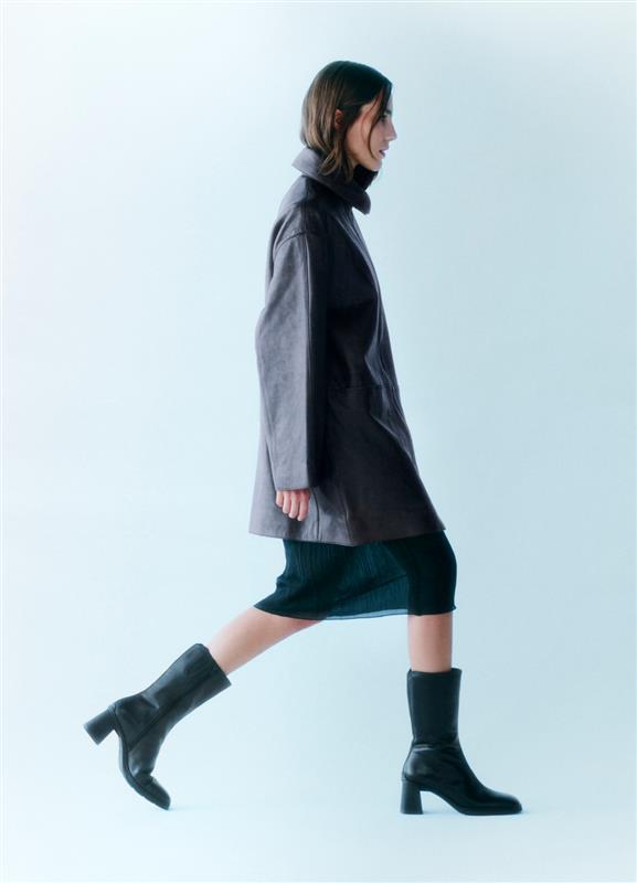 Janine tall boots Black leather