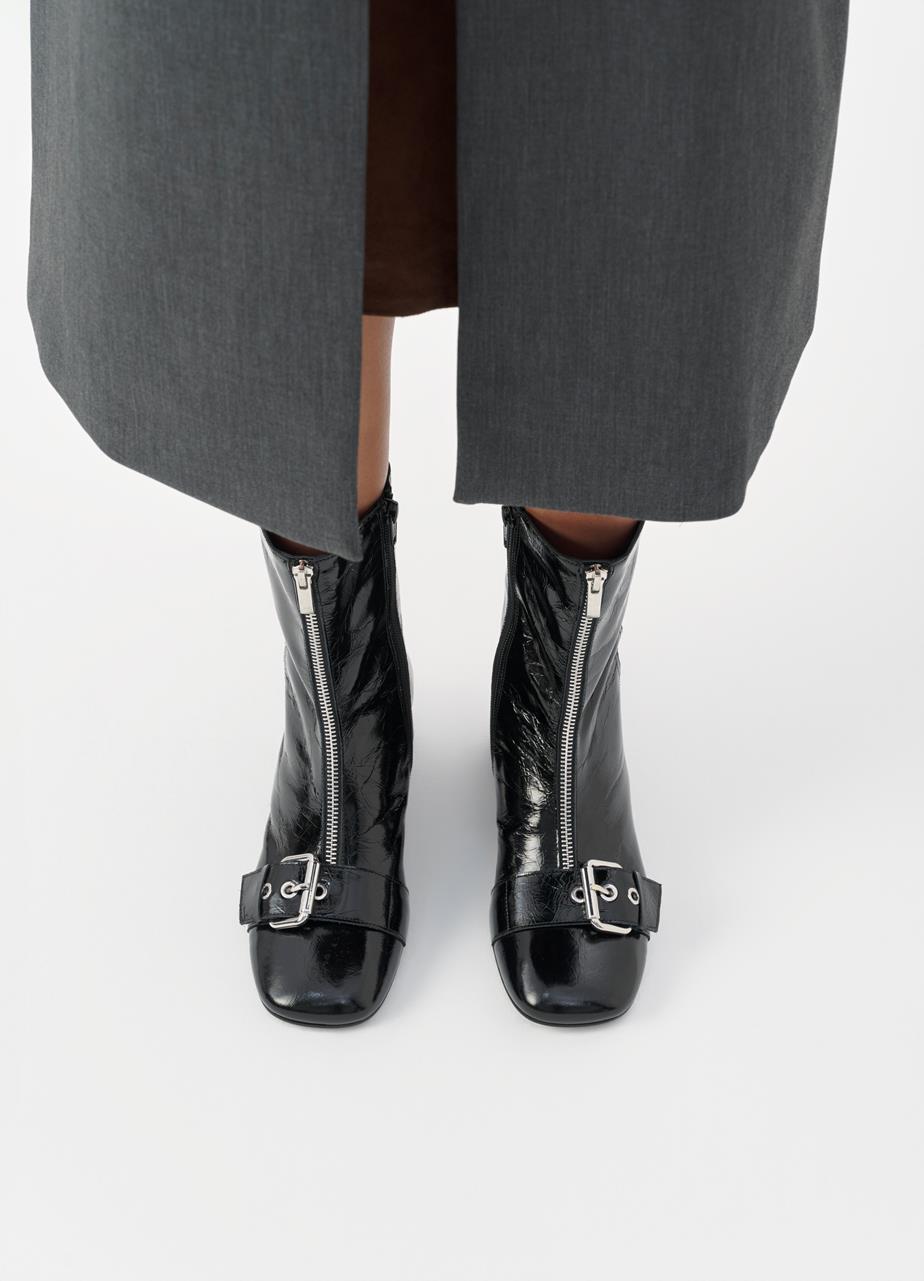 Livia boots Black patent leather