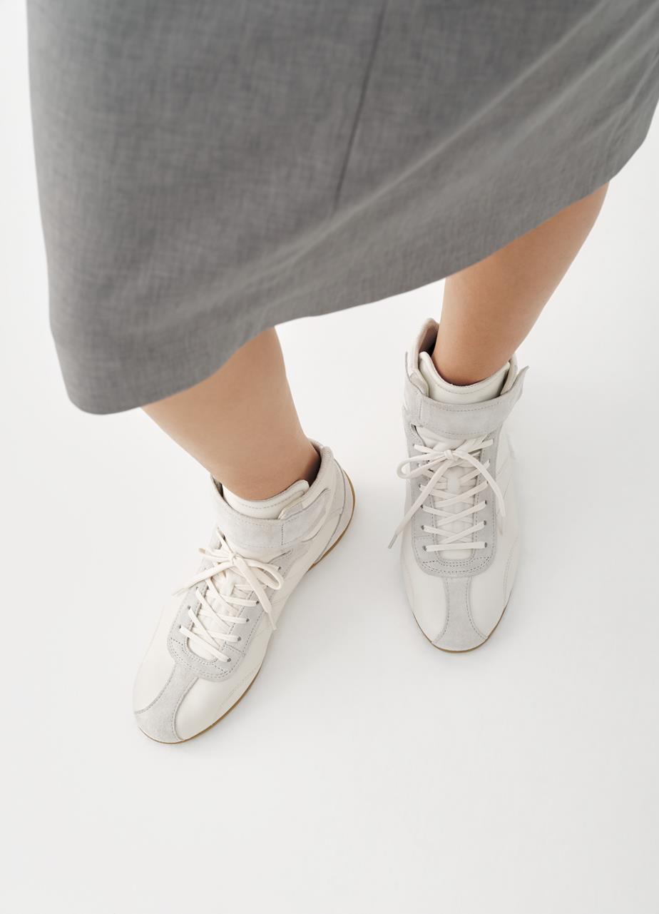 Hollie sneakers Beige, Suede/Leather