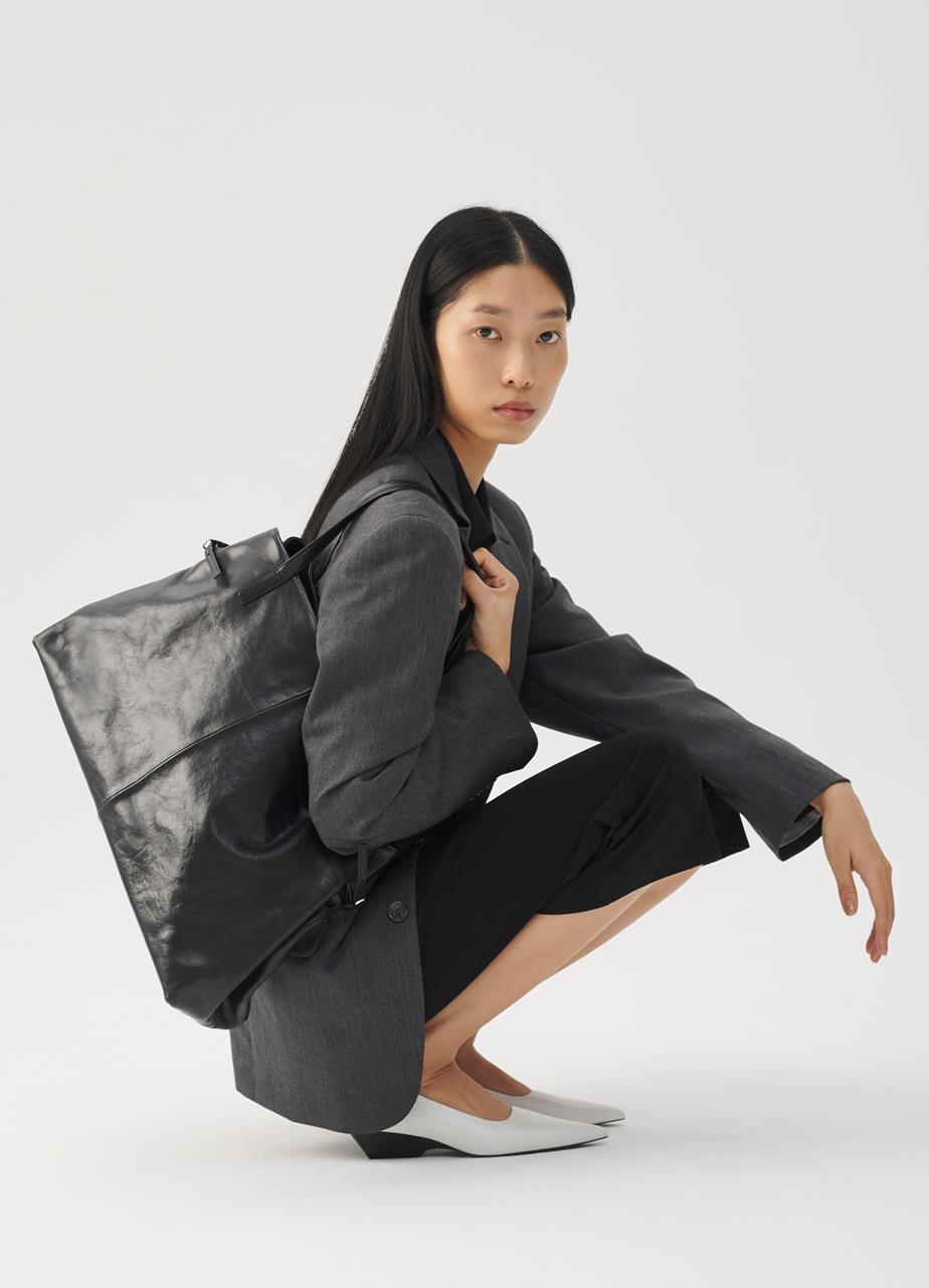 Cannes bag Black, Leather