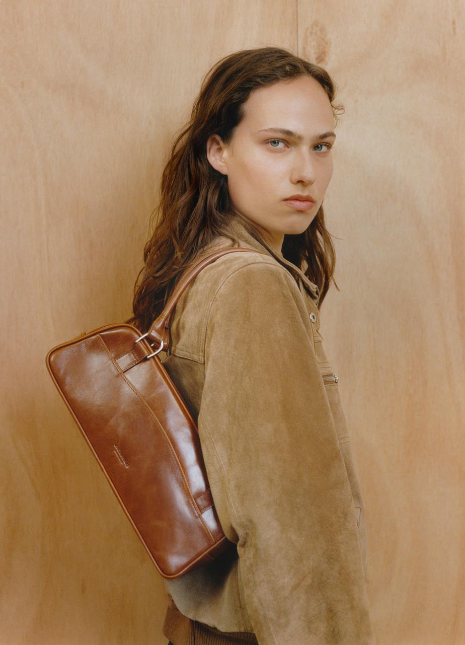 Nomi mini bag Light Brown leather