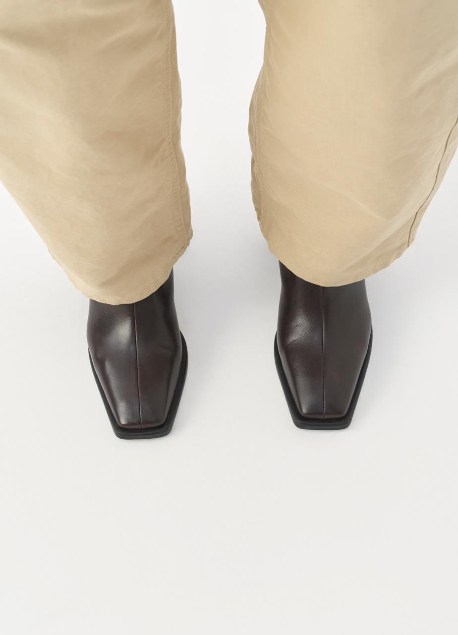 Hedda boots Dark Brown leather