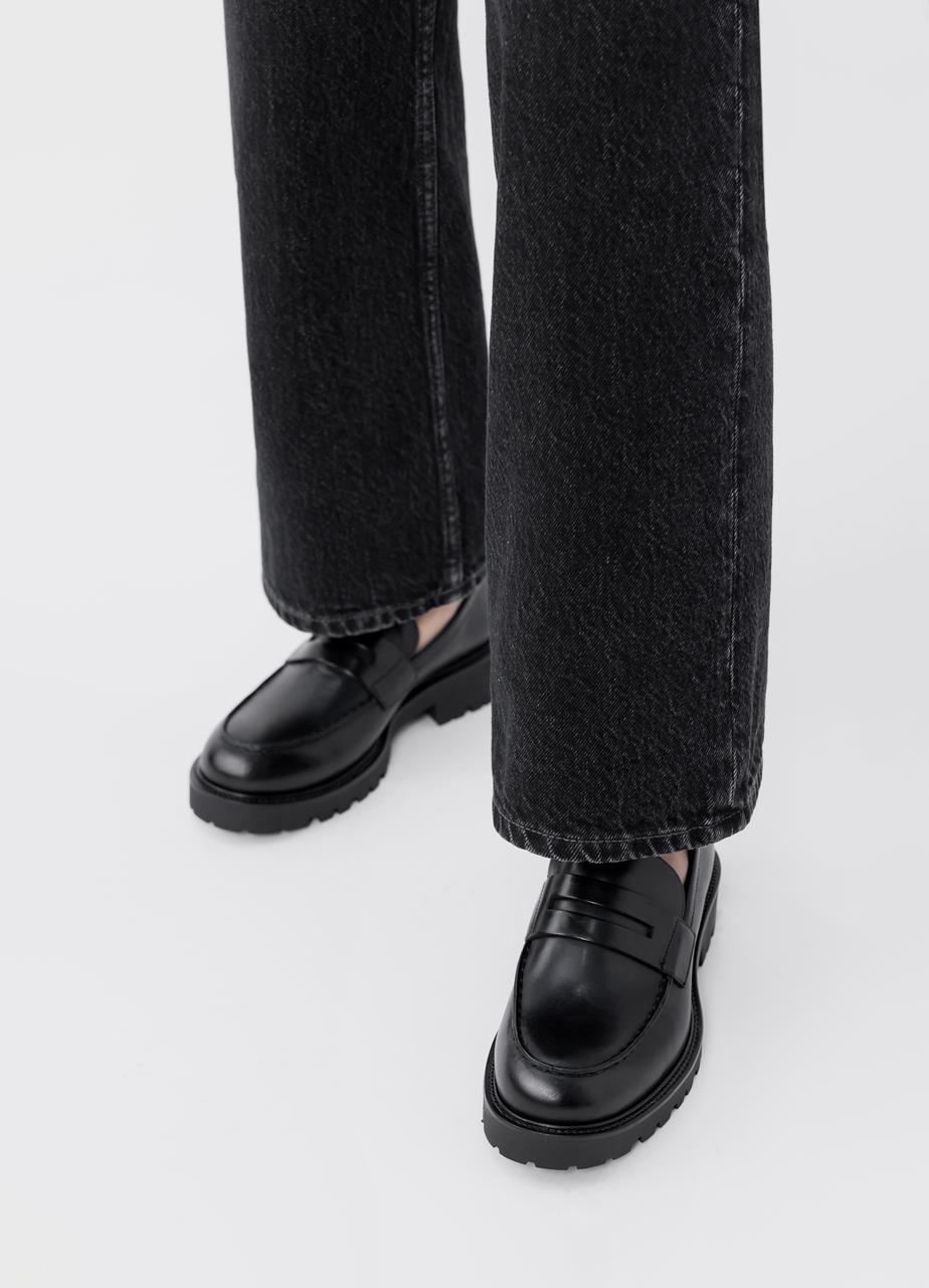 Kenova loafers Black leather