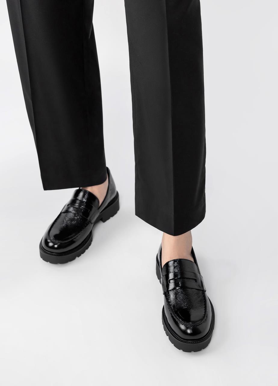 Kenova loafers Black patent leather