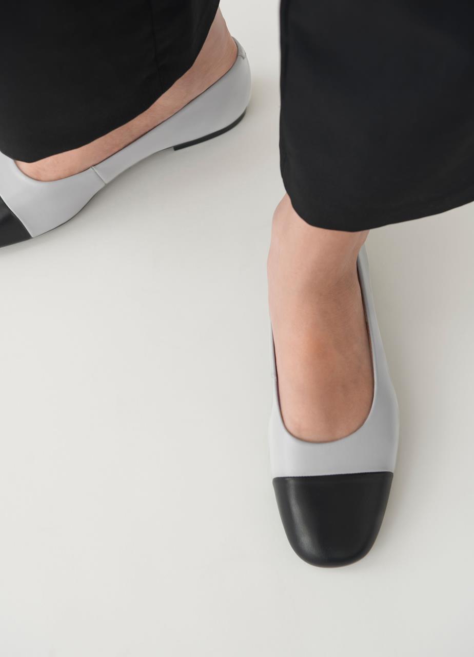 Jolin ballet flats Light Grey leather