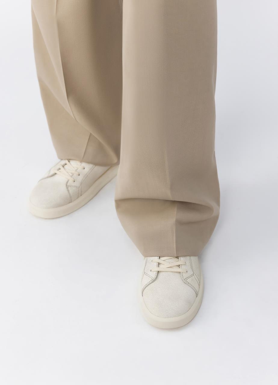 Maya sneakers White textured leather