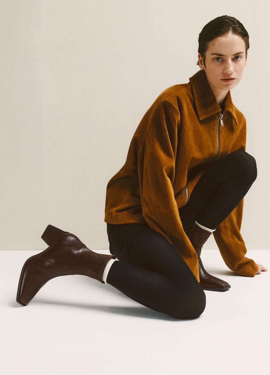 Hedda boots Brown leather/comb