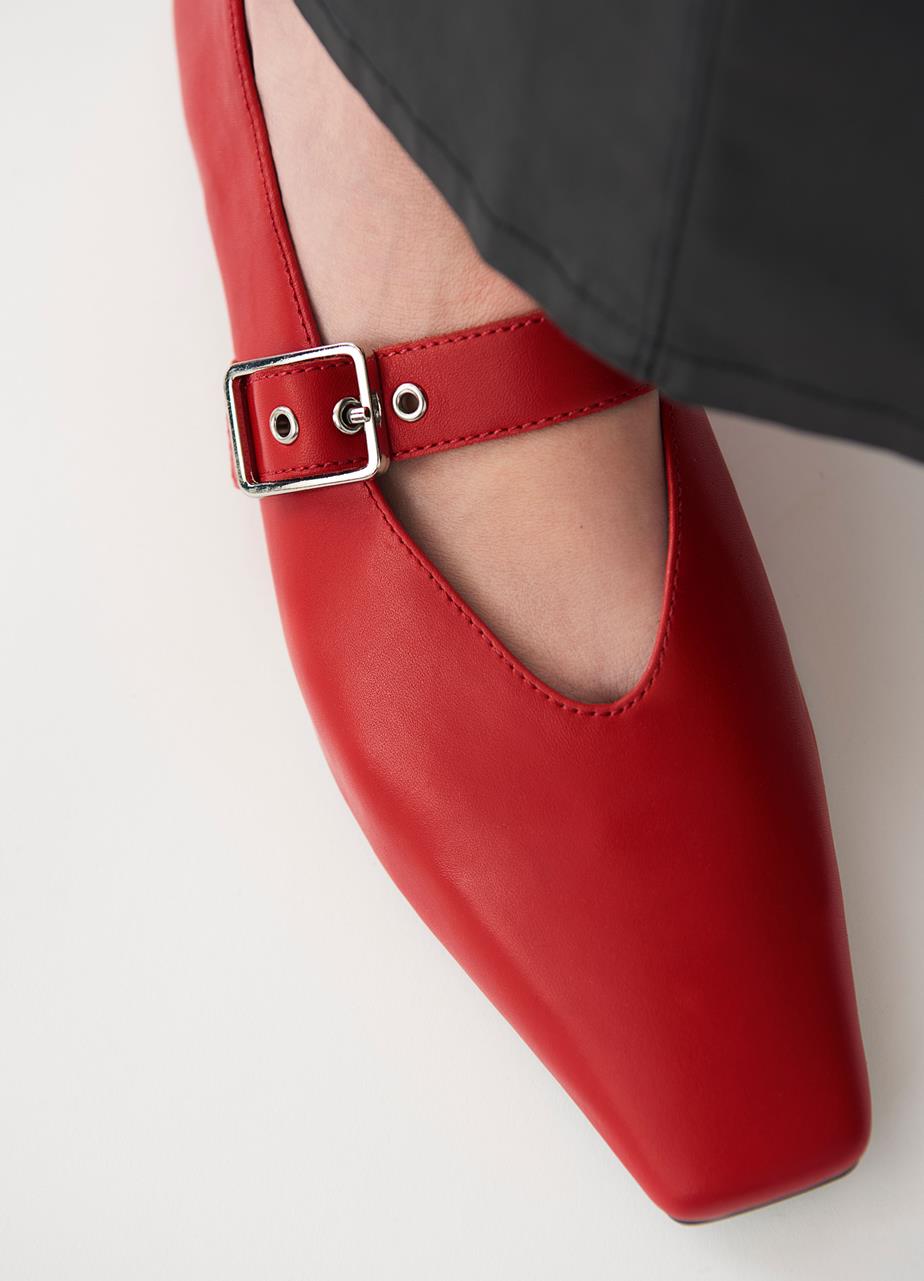 Wioletta ballet flats Red leather