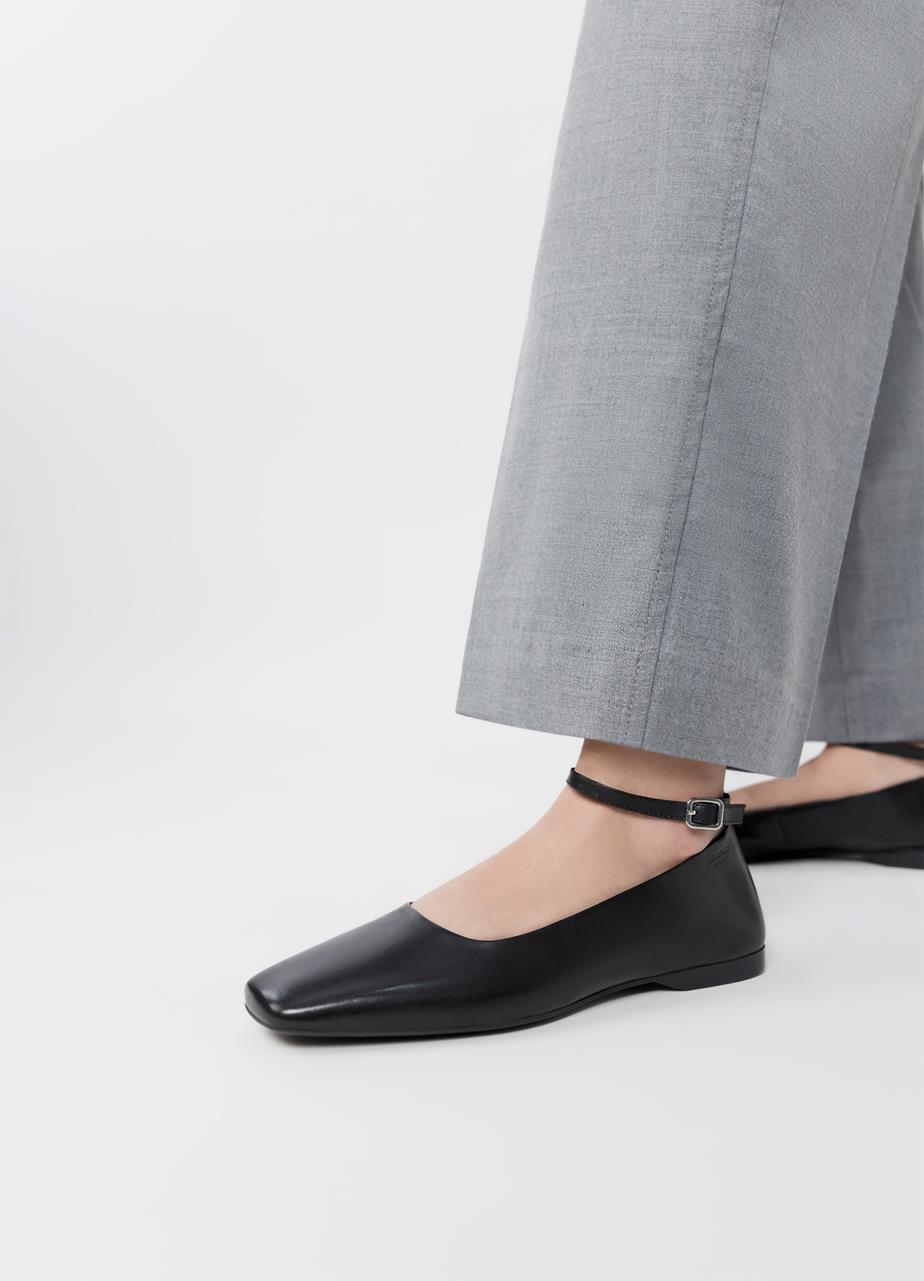 Delia ballet flats Black leather