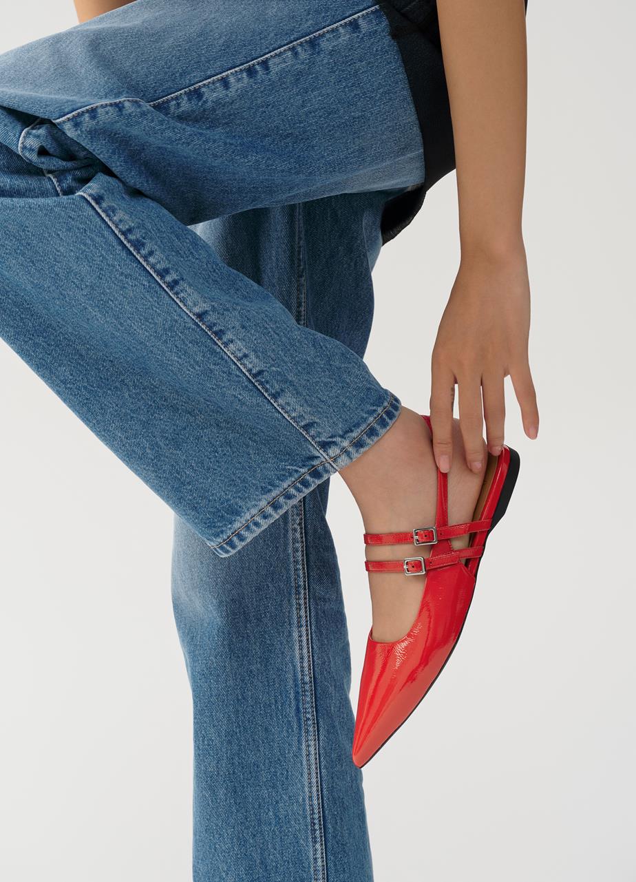 Hermine ballet flats Red patent leather