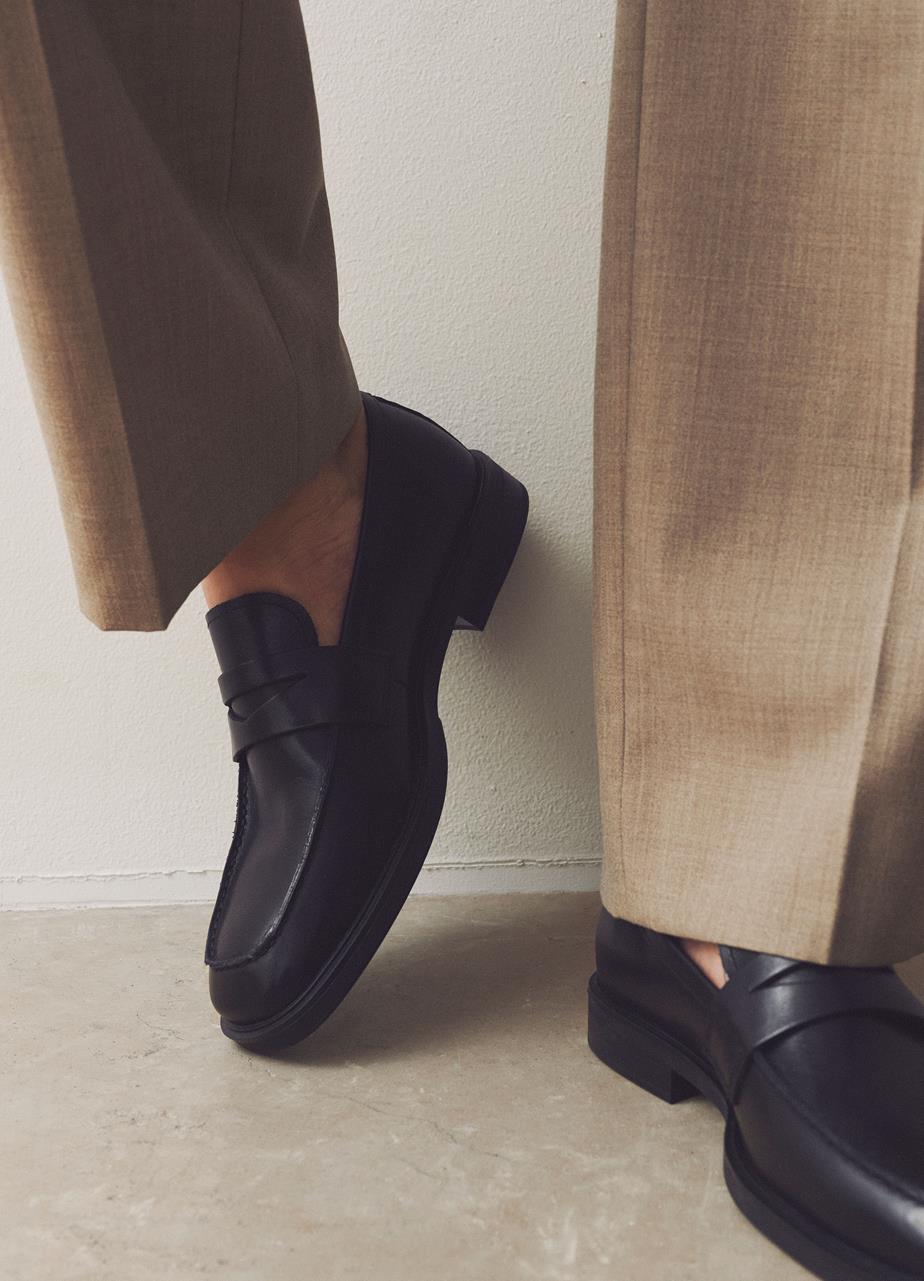 Andrew loafers Black leather