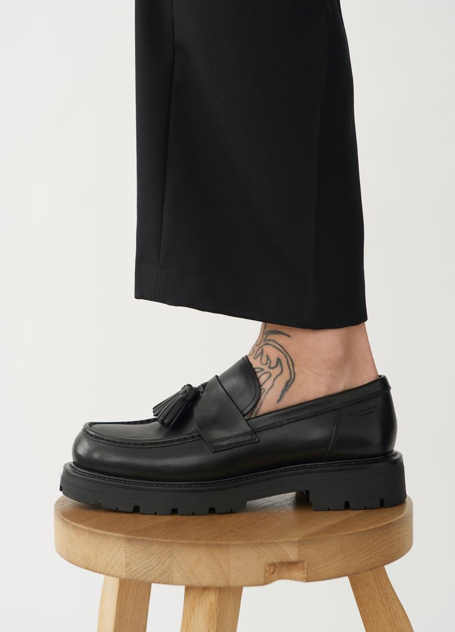 Cameron loafers Black leather