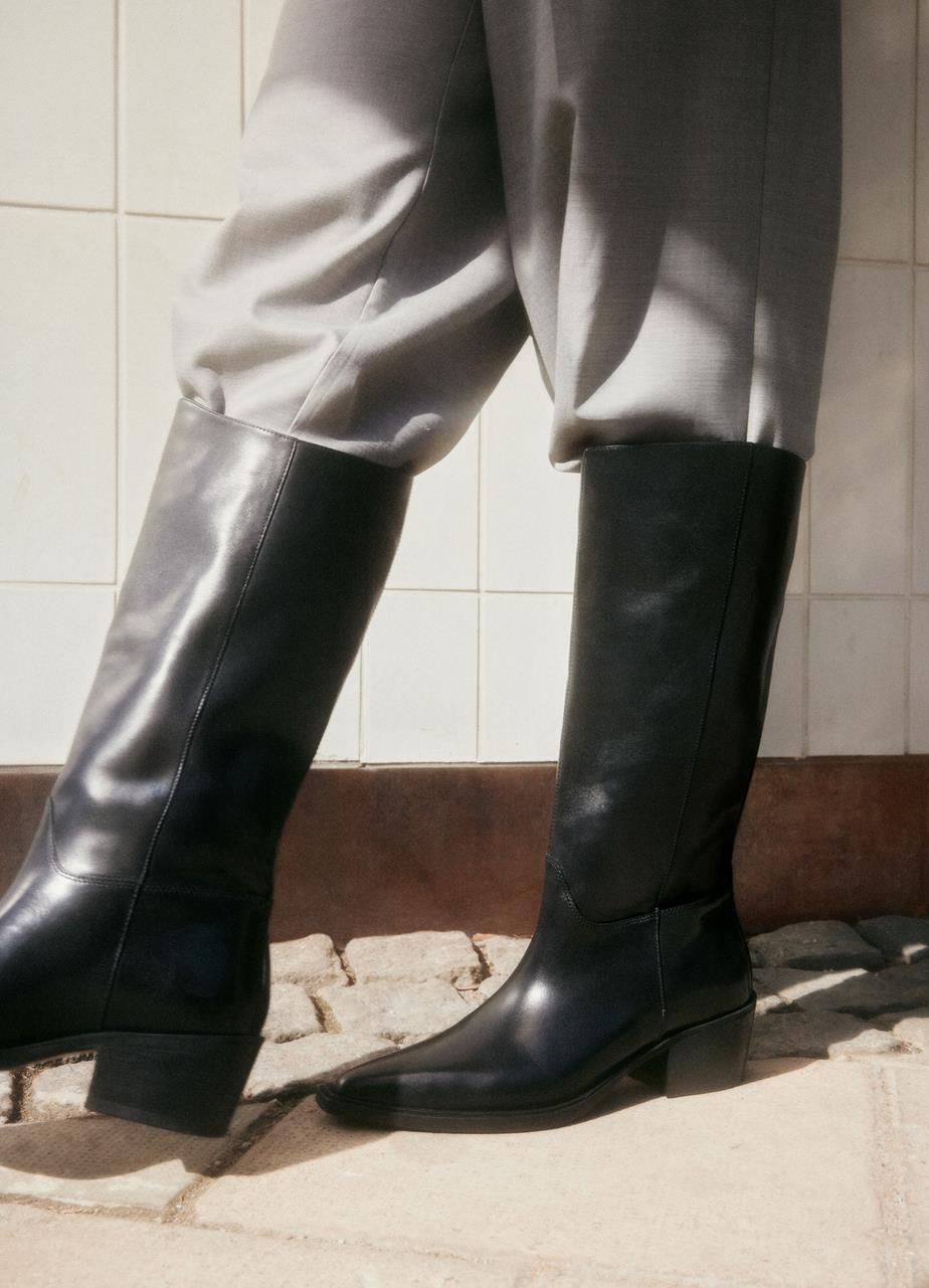 Kelsey tall boots Black leather