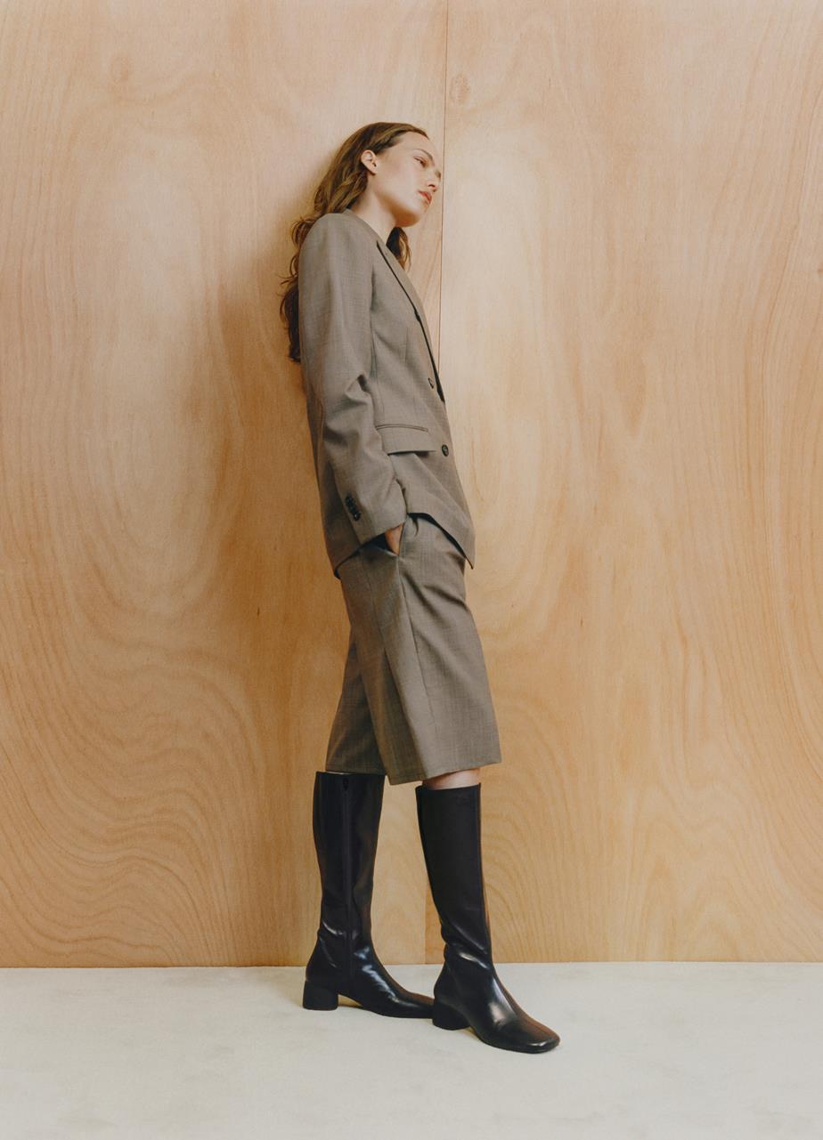Livia tall boots Black leather
