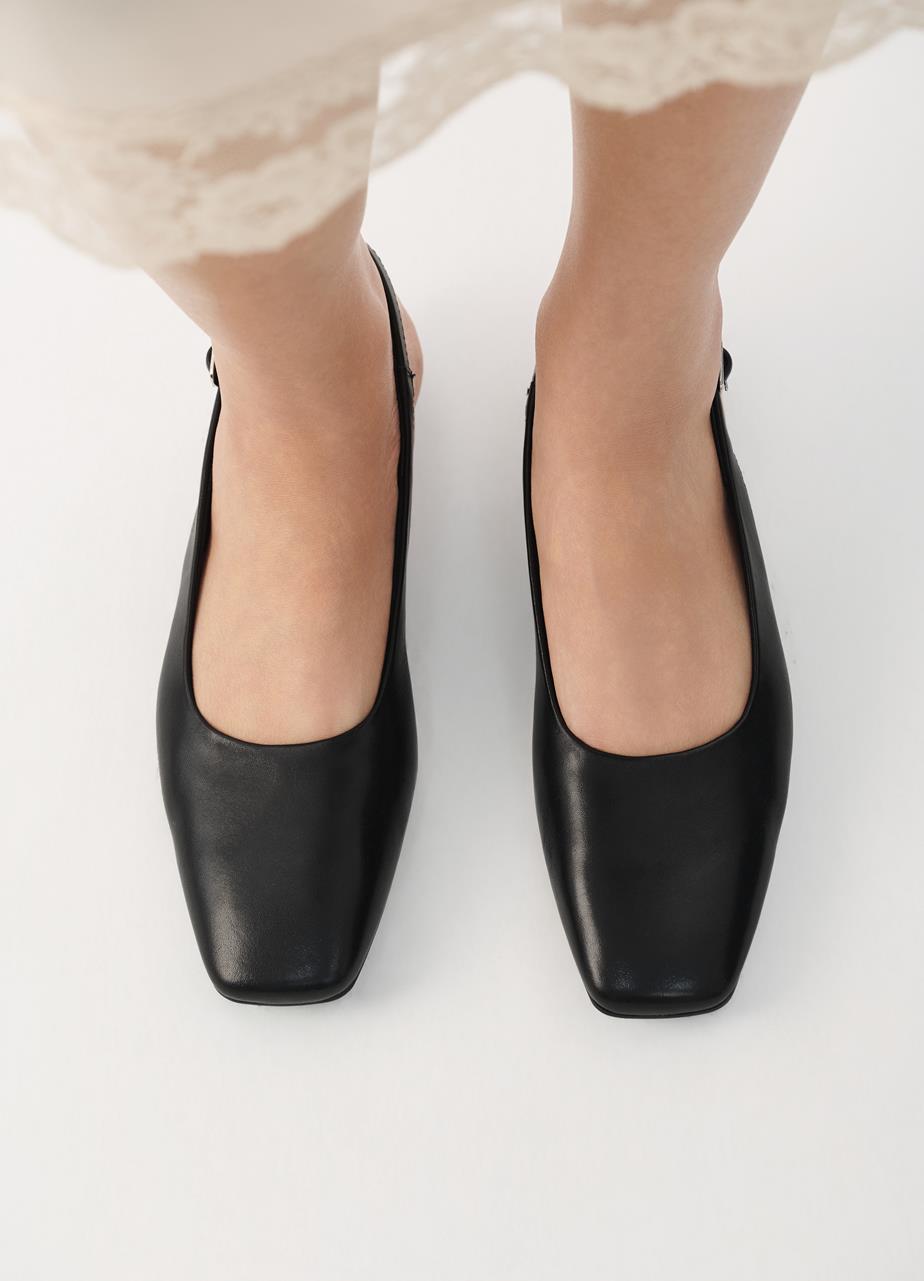 Delia ballet flats Black leather
