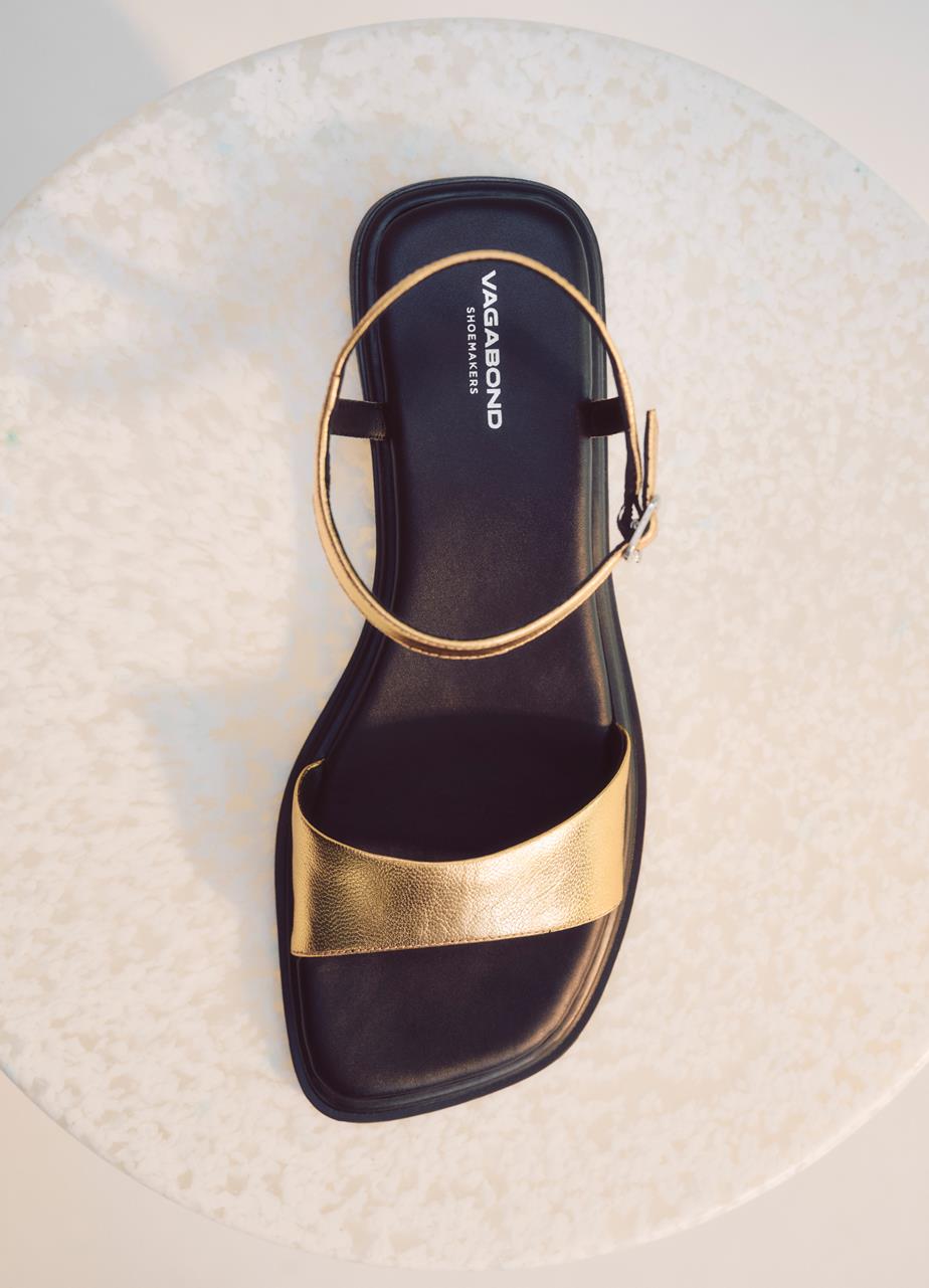 Izzy sandals Gold metallic leather