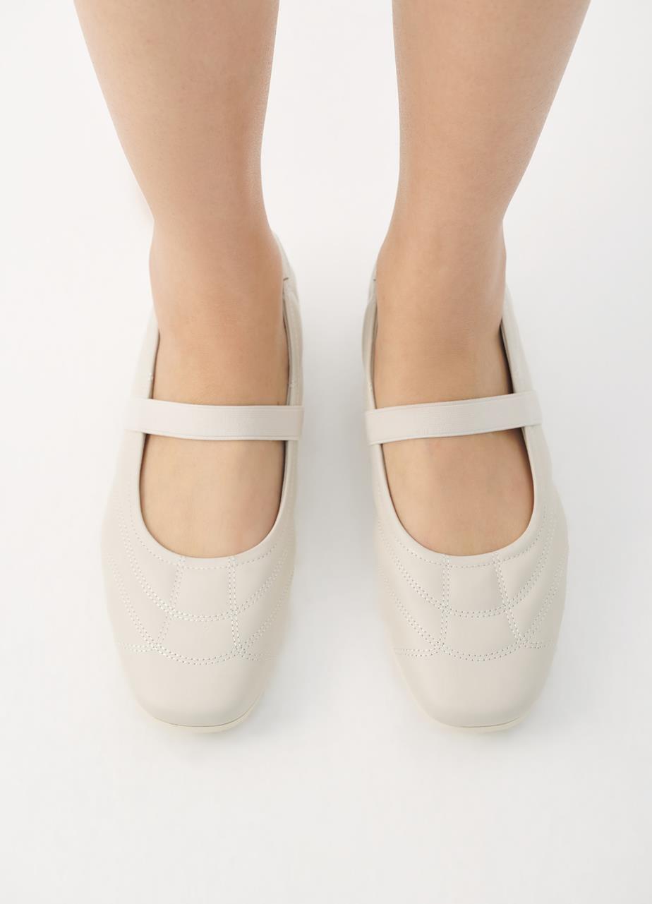 Hillary ballet flats Off-White leather