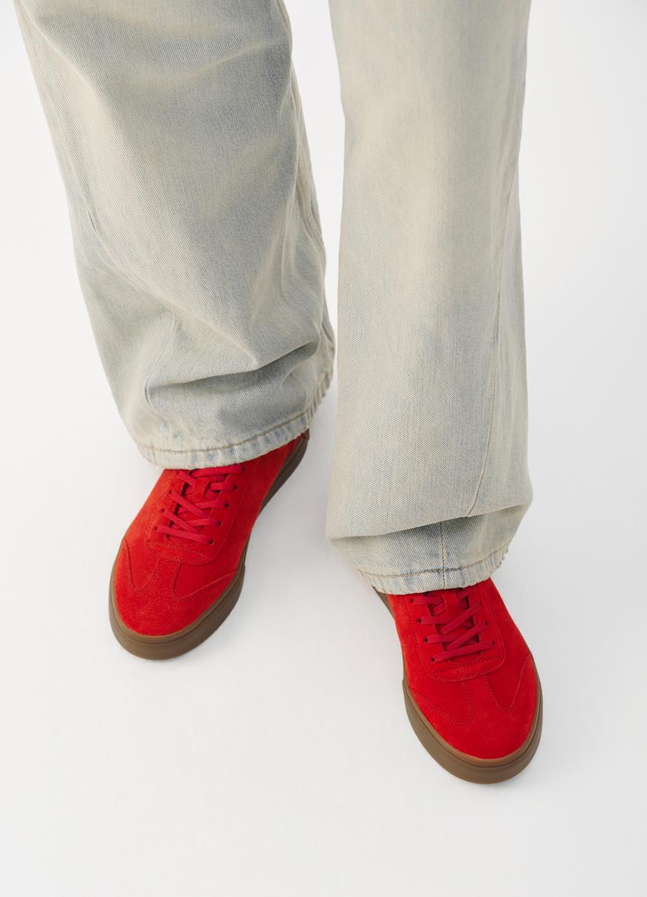 Cody sneakers Red suede/comb