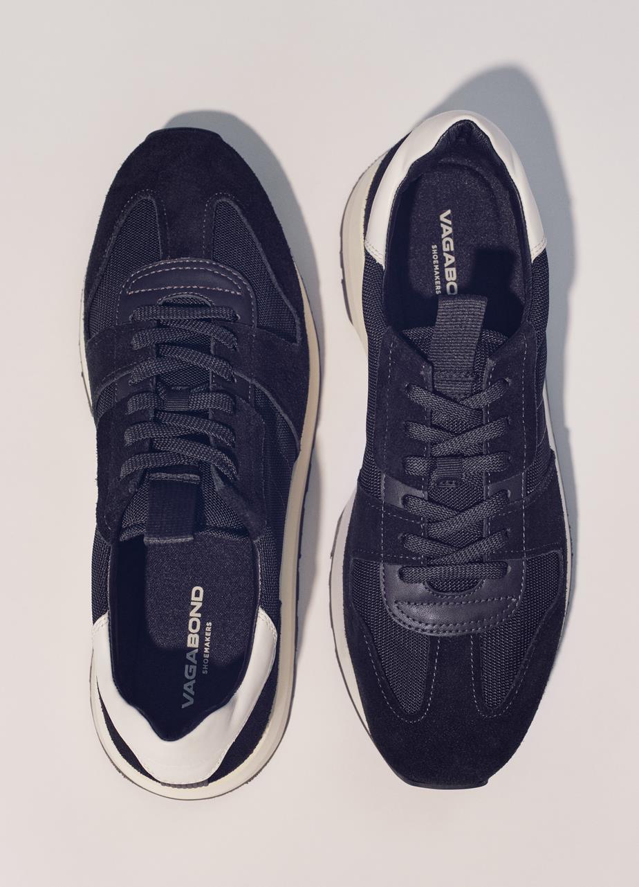 Paul runner sneakers Black leather/textile