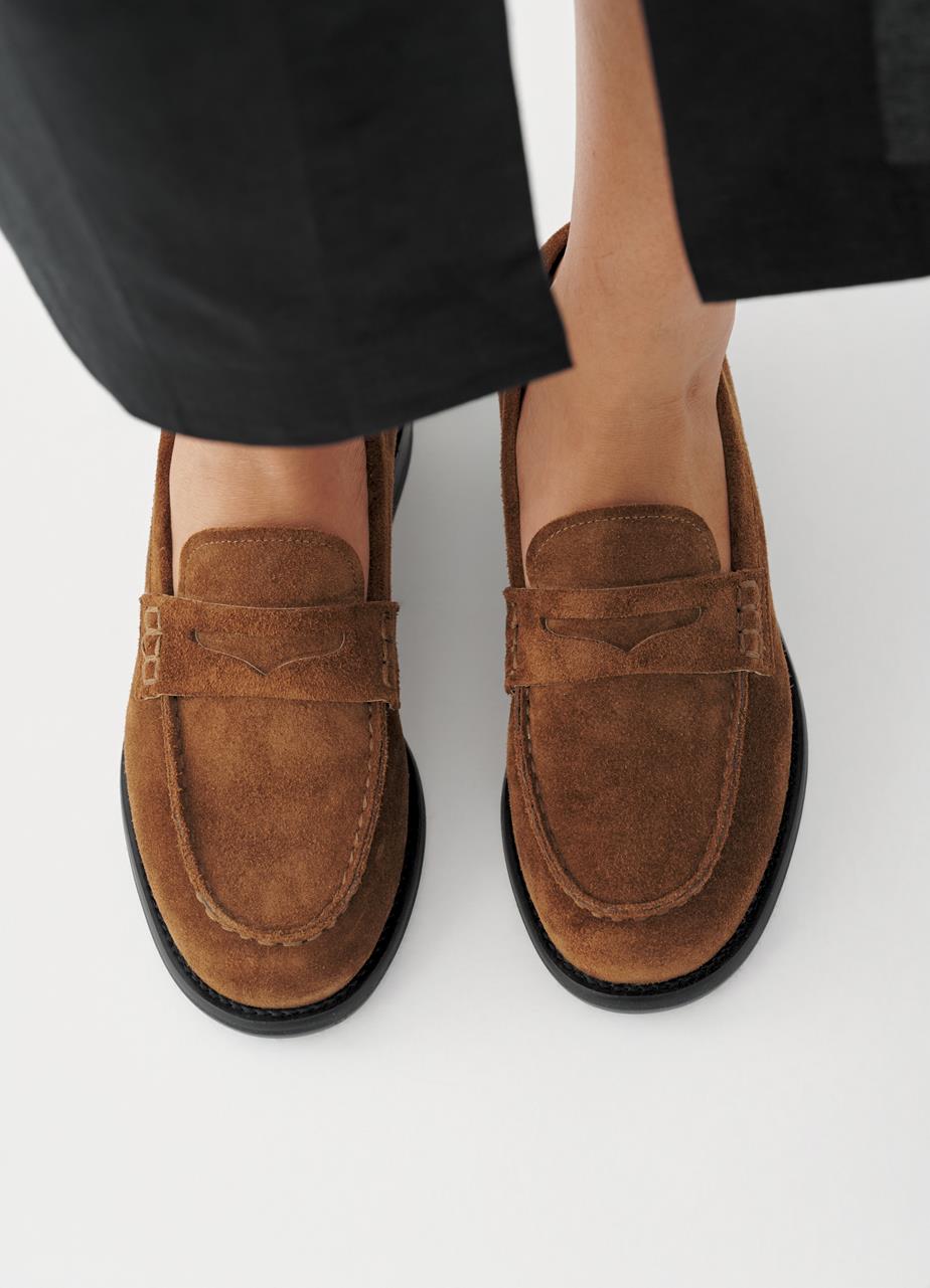 Linn loafers Brown, Suede