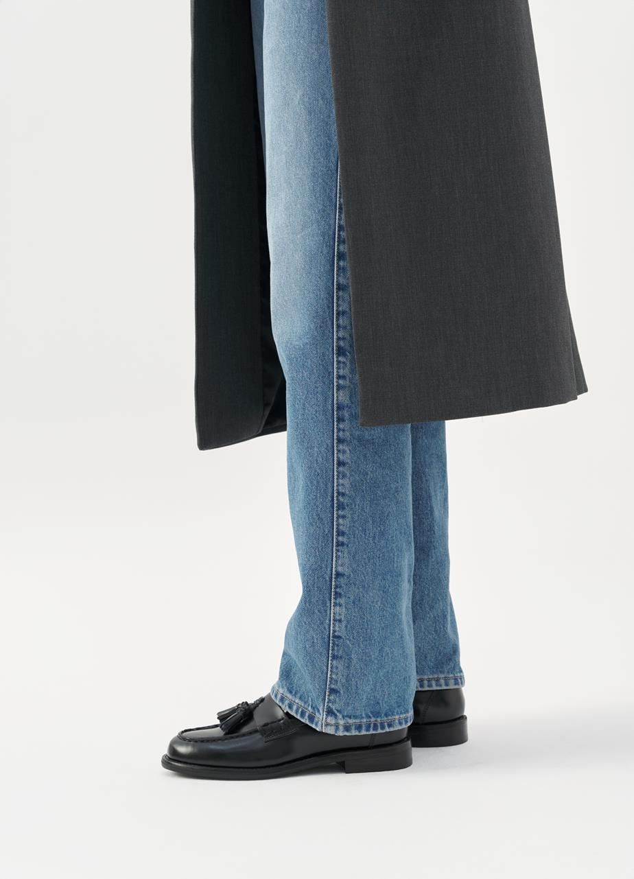 Linn loafers Black polished leather