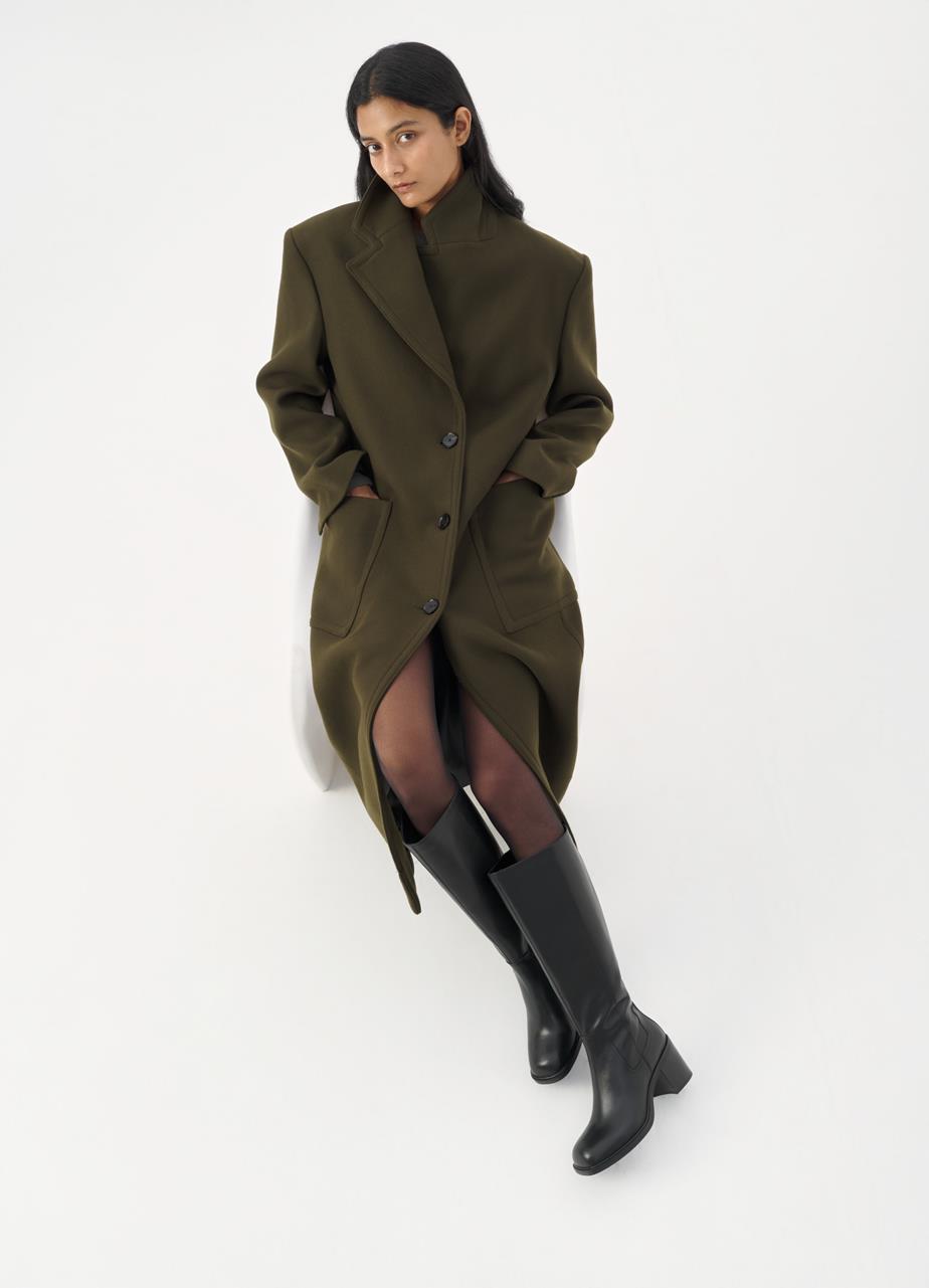 Meryl tall boots Black leather