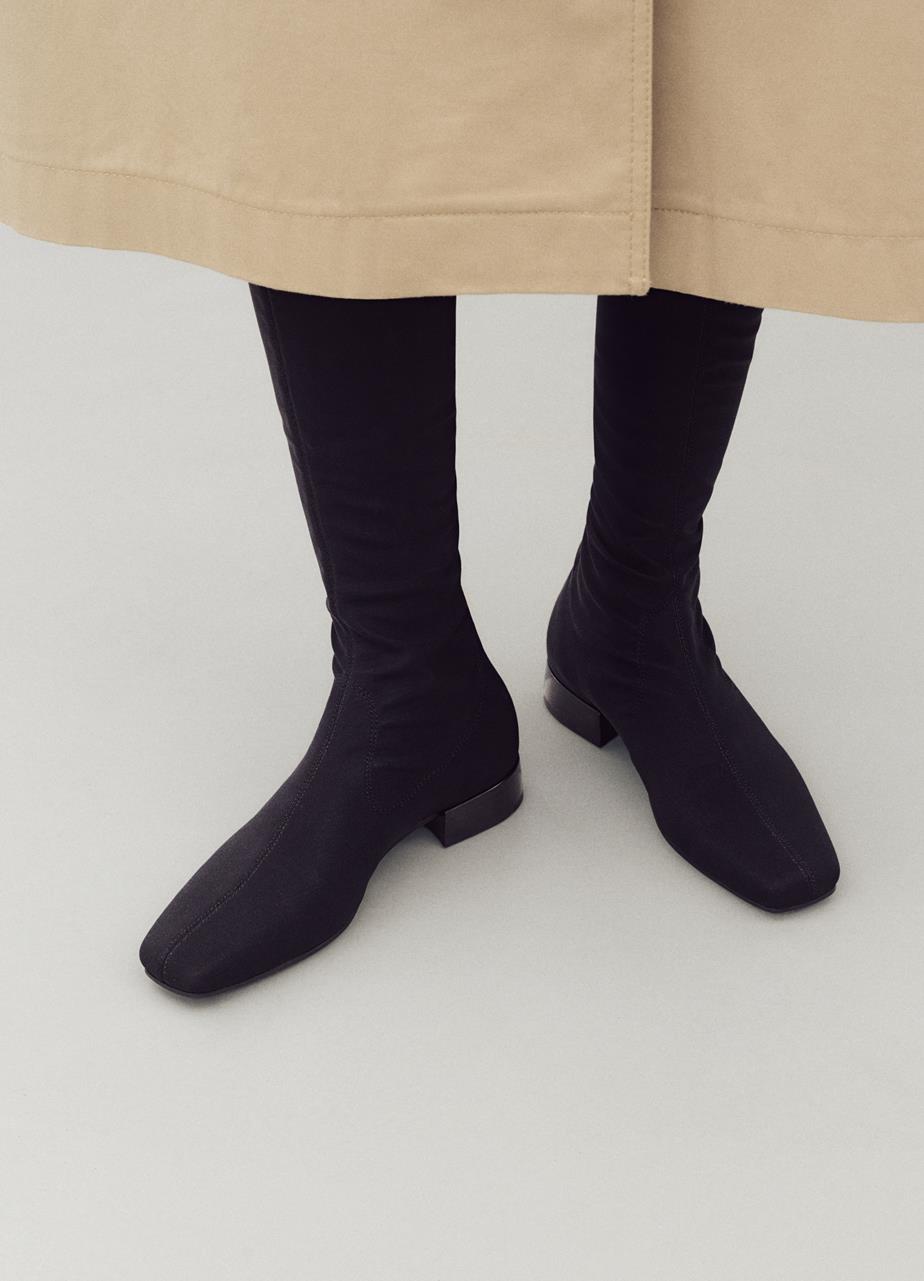 Mona tall boots Black stretch