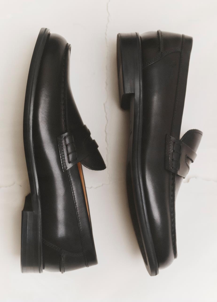 Steven loafers Black leather