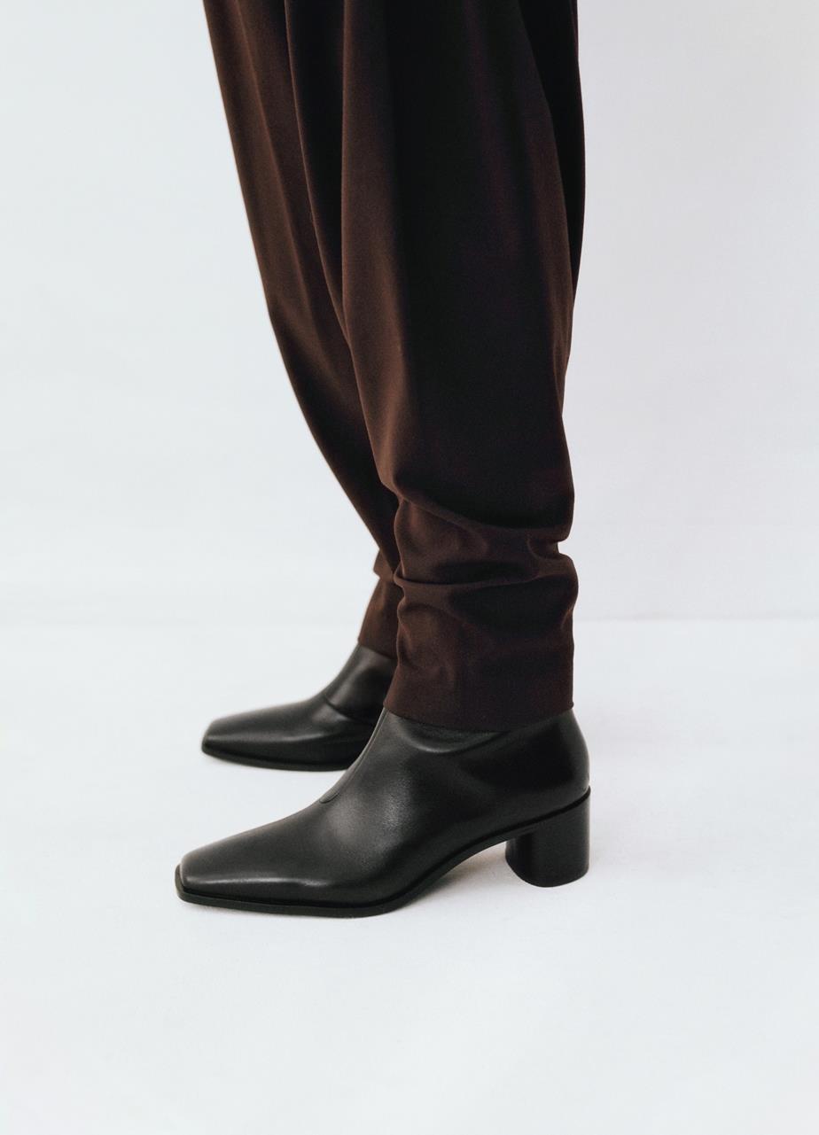 Fay ankle boots Black, Leather