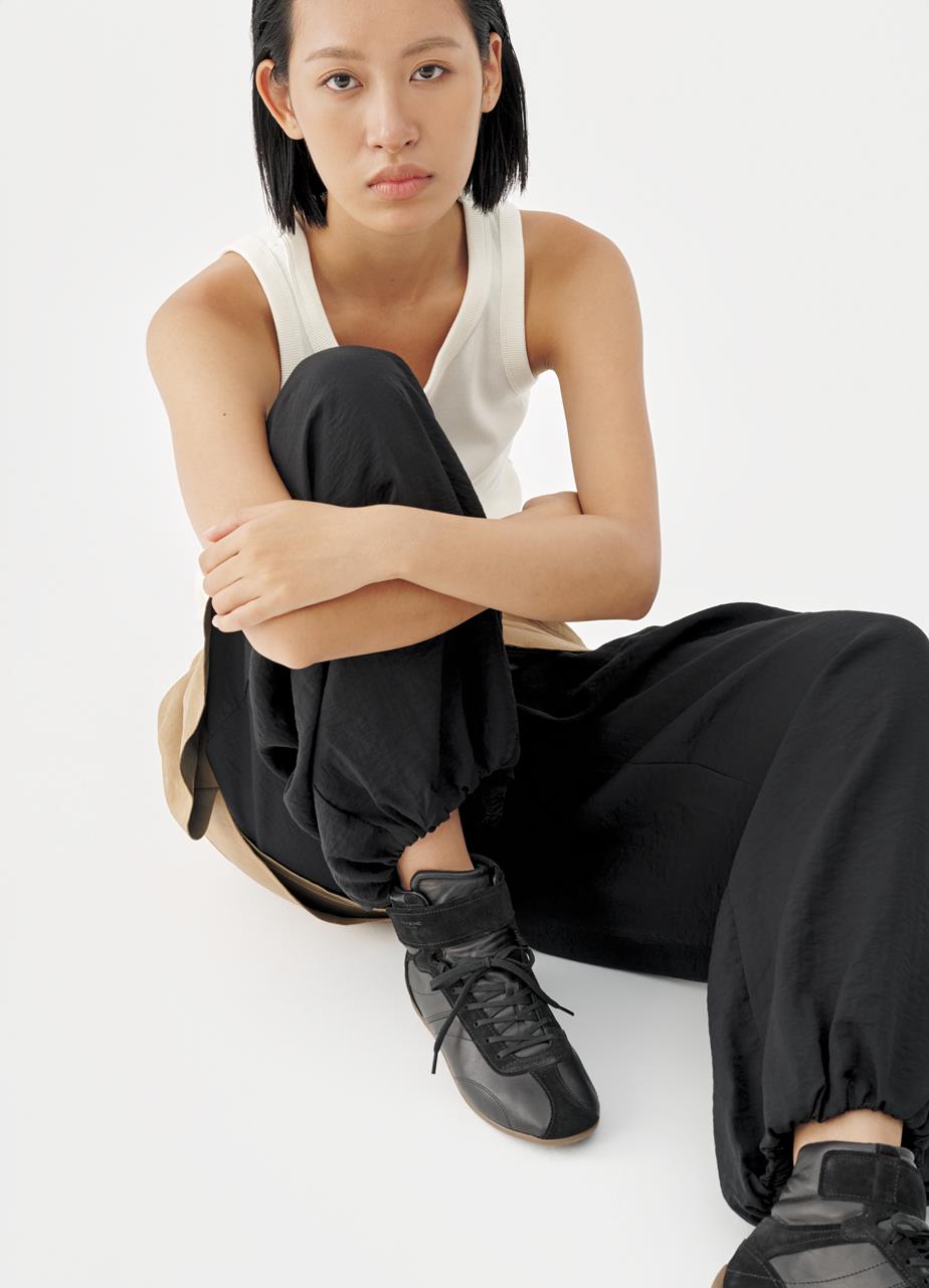 Hollie sneakers Black, Suede/Leather