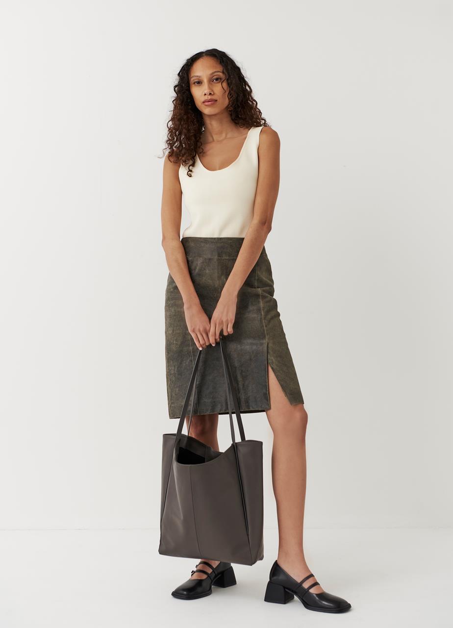 Masella bag Grey leather