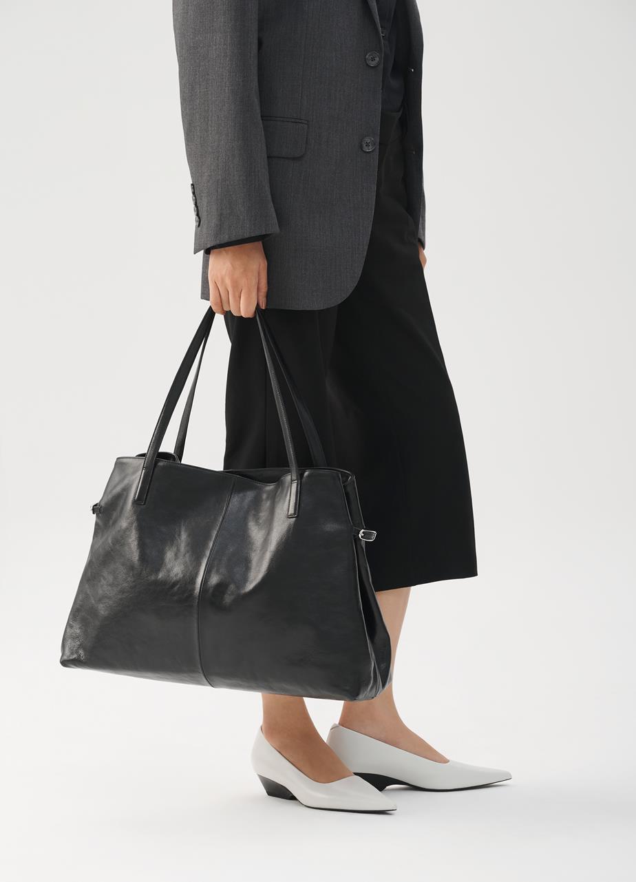 Cannes bag Black, Leather